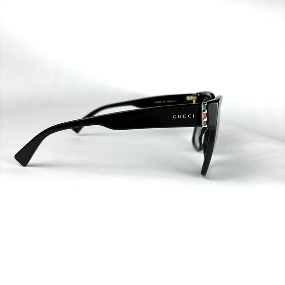 Gucci GG0459S Oversized Sunglasses Black NWOT Full Set Case Cloth Authentic main image 8
